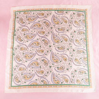 Paisley Floral Square Scarf