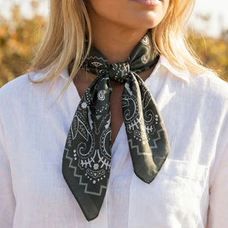 Everly Paisley Square Scarf