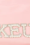 Makeup Pearl Cosmetic Bag in Pink
