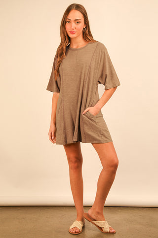 Chasing Dreams Romper - Mocha