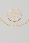 Dainty Rope Chain Link Necklace