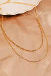 Mixed Dainty Chain Layered Necklace in Gold