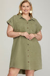 Celeste Dress in Olive +