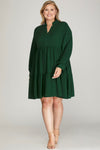 Willa Dress in Green +