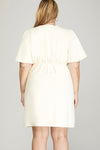 anguie dress in off white +