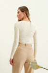 Believe Me Top in Ivory