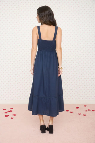 Nikki Dress in Navy - Luna Boutique
