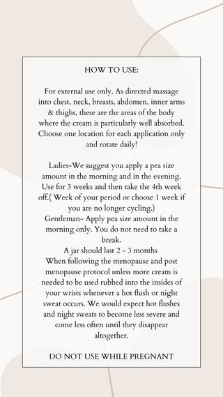 Wild Yam Cream