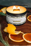 Citrus Peel & Pine Essential Oil Candle - Small Tin