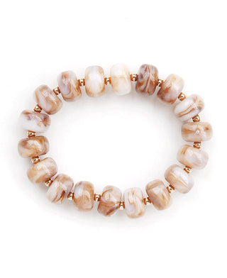Rondelle Gold Bead Bracelet