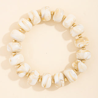 Rondelle Gold Bead Bracelet