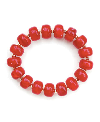 Rondelle Gold Bead Bracelet