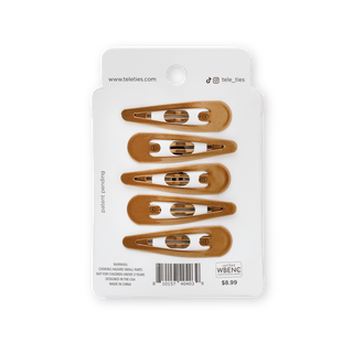 Snap Clips in Bronze