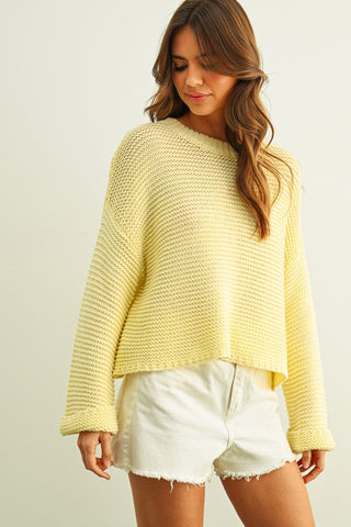 Peyton Sweater in Yellow