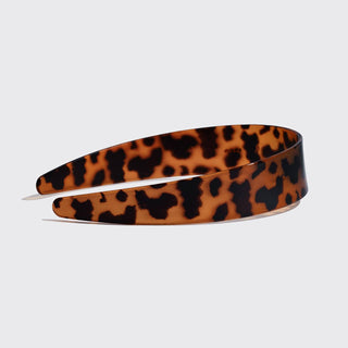 Wide Headband in Tortoise