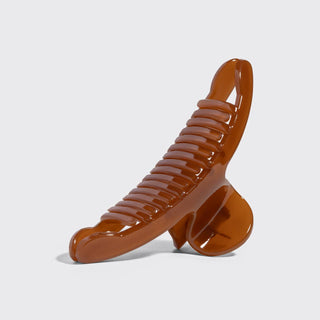 Large Arched Clip in Mocha
