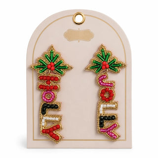 Holiday Beaded Earrings