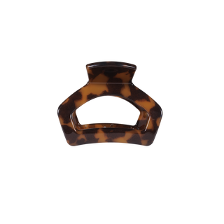 Open Petite Hair Clip in Tortoise