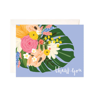 Thank You Palm Bouquet Card