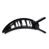 Square Flat Hair Clip | Large | Jet Black