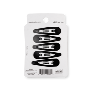 Snap Clips in Black