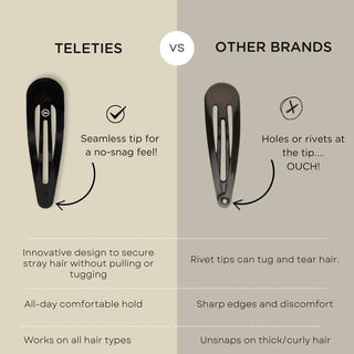 Snap Clips in Brown