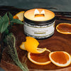 Citrus Peel & Pine Essential Oil Candle - Small Tin