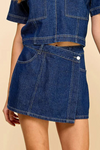 Tyra Skirt in Dark Denim