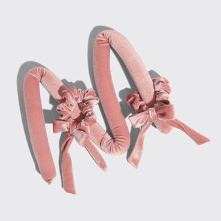 Velvet Curling Set in Terracotta // Kitsch