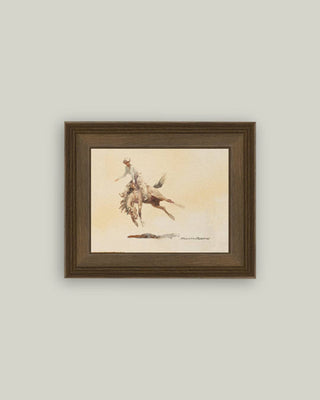 Bucking Rider Framed Art