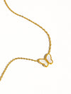 Sandy 18K Gold Plated Butterfly Necklace