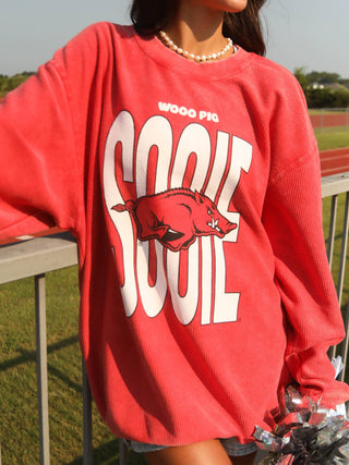 Wooo Pig Sooie Corded Sweatshirt