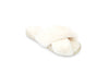 Plush Slippers in White