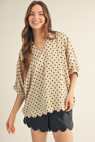 Dotted With Charm Top