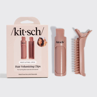 Hair Volumizing Clips in Terracotta // Kitsch
