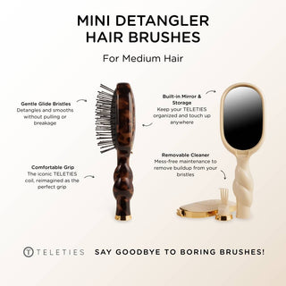 Mini Detangler Brush in Tortoise