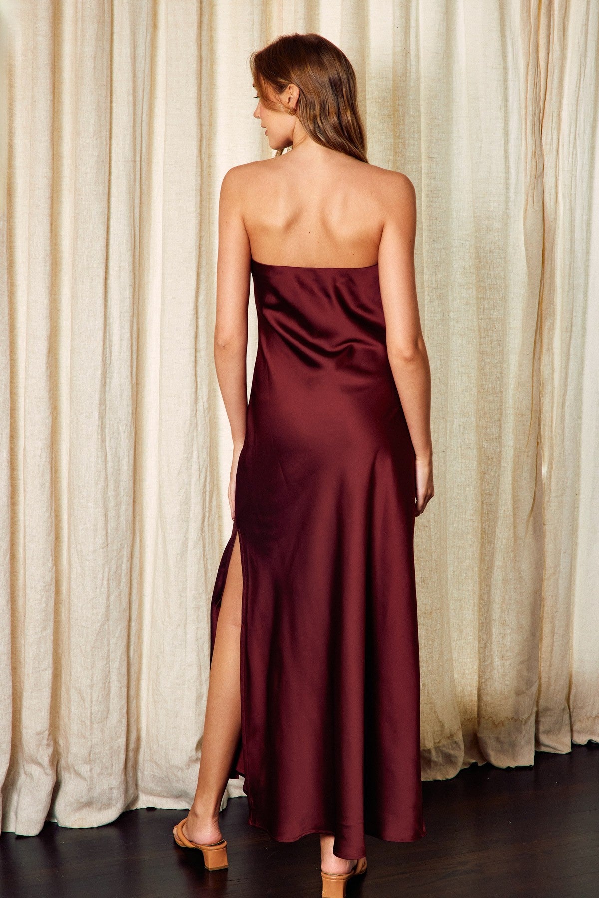 Going Out Maxi Dress in Merlot Luna Boutique Going Out Maxi Dress in Merlot Luna Boutique