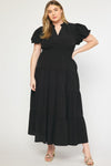 Carly Dress in Black +