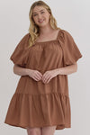 Lindsey Dress in Camel +