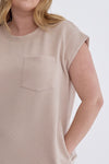 Madison Dress in Light Taupe +