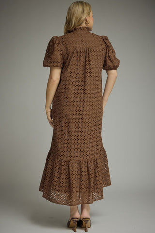 Everly Dress in Brown +