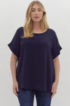 Kera Top in Navy +