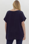 Kera Top in Navy +