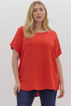 Kera Top in Tomatoe +