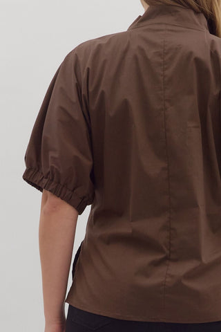 Teffy Top in Brown +