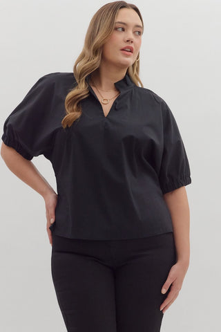 Teffy Top in Black +