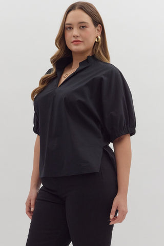 Teffy Top in Black +