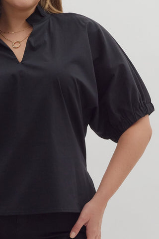 Teffy Top in Black +
