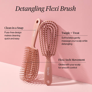 Detangling Flexi Brush in Terracotta // Kitsch
