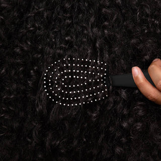 Mini Flexi Brush in Black // Kitsch - Luna Boutique